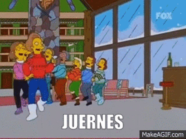 Juernes Reunion GIF - Juernes Reunion The Simpsons GIFs