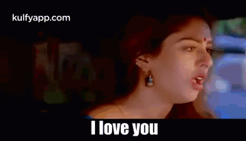 I Love You.Gif GIF - I Love You Nagma Basha Movie GIFs