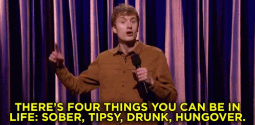 James Acaster Four Things You Can Be GIF - James Acaster Four Things You Can Be Sober GIFs