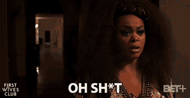 a woman says oh sh * t in a first wives club advertisement