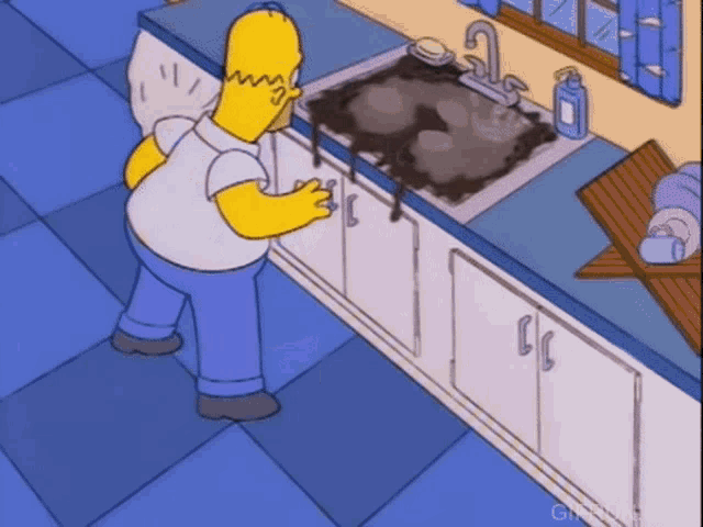 Walk Away From Your Problems Homer Walking Away GIF