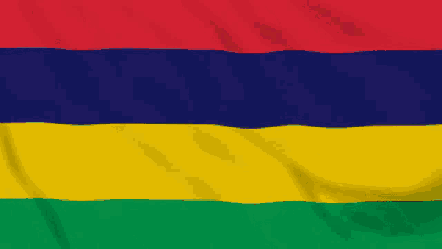 the flag of mauritius is red yellow and blue