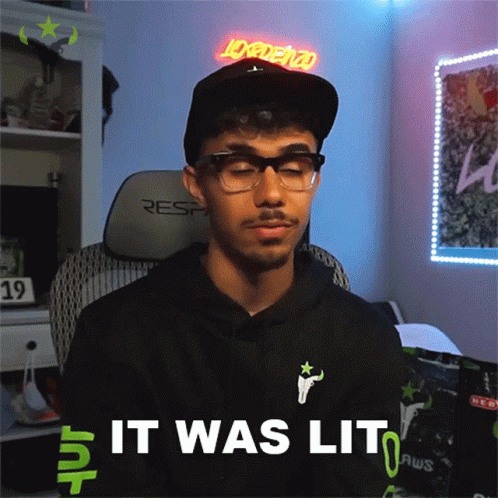It Was Lit Lordenzo GIF - It Was Lit Lordenzo Houston Outlaws GIFs