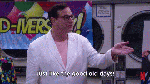 Happy Days GIF - Fuller House Just Like The Good Old Days Happy GIFs