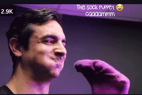 Sock Puppet Snack GIF - Sock Puppet Snack Beebs GIFs