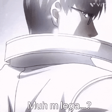 a black and white drawing of a man with glasses and the words " muh m lega ... "