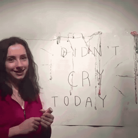 Didn'T Cry Today GIF - Didnt Cry Today GIFs