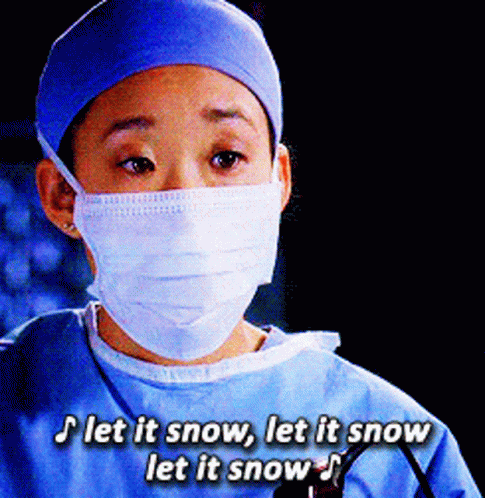 Greys Anatomy Cristina Yang GIF - Greys Anatomy Cristina Yang Let It Snow GIFs