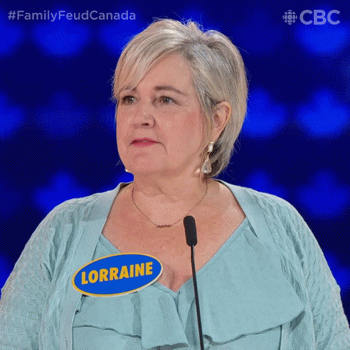 Yeah Lorraine GIF - Yeah Lorraine Family Feud Canada GIFs