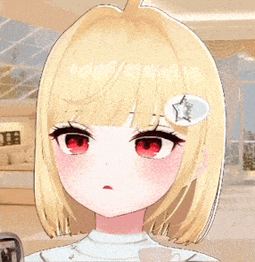 a girl with blonde hair has a star in her hair
