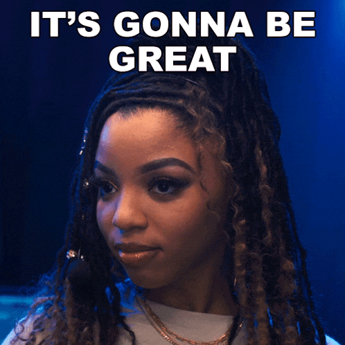 a woman with dreadlocks has the words " it 's gonna be great " above her