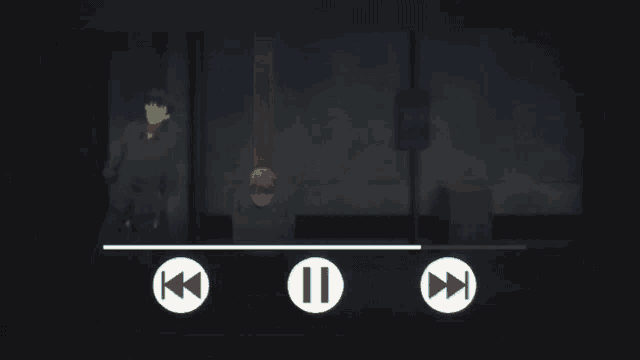 a video is being played with a pause button