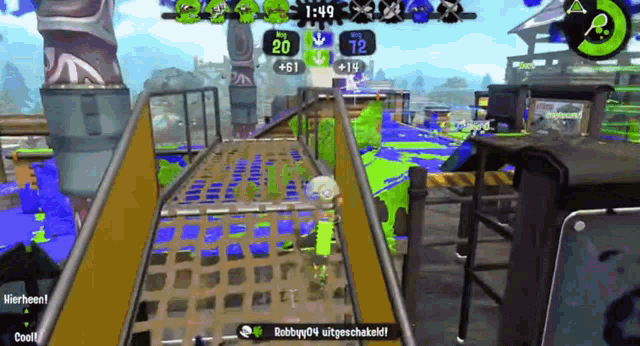 a screenshot of a video game with the time of 1:49 on the screen