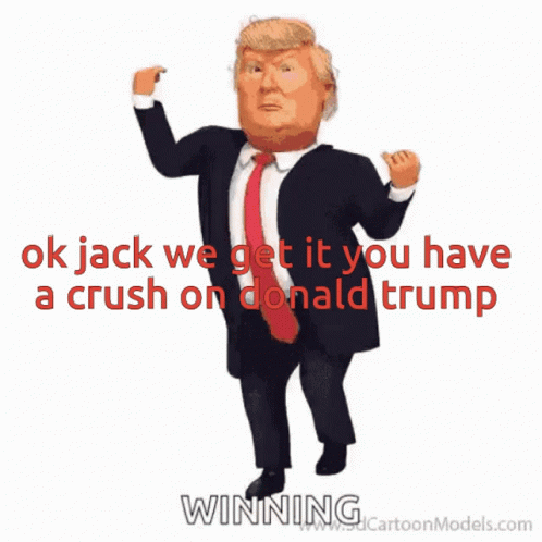 Jack Donald Trump Dancing GIF - Jack Donald Trump Dancing Funny Animals GIFs