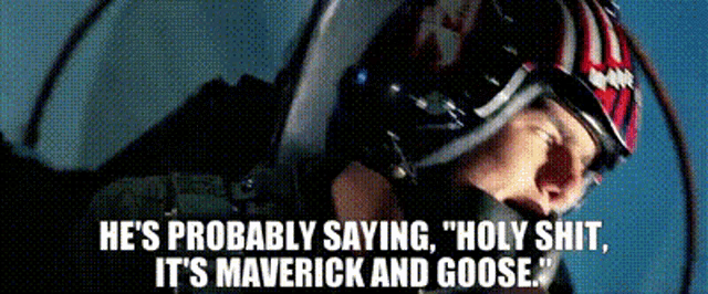 Top Gun Maverick And Goose GIF - Top Gun Maverick And Goose Holy Shit GIFs