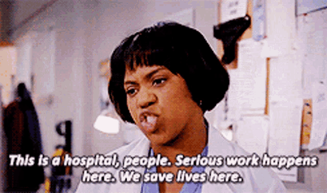 Greys Anatomy Miranda Bailey GIF - Greys Anatomy Miranda Bailey This Is A Hospital People GIFs