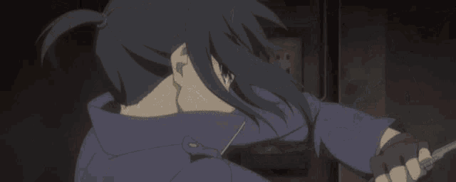 a person is laying on a bed with a lightning bolt coming out of their head .