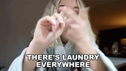 Theres Laundry Everywhere Mimi GIF - Theres Laundry Everywhere Mimi Xset GIFs