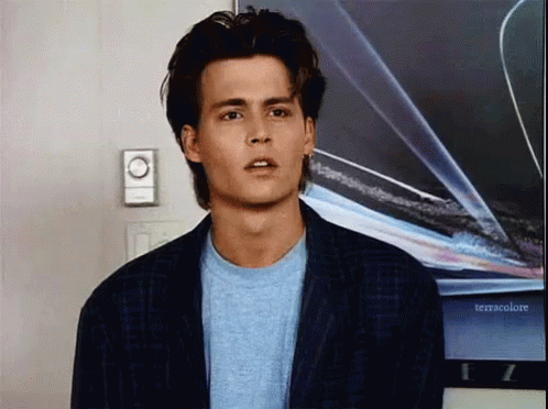 Eyebrows GIF - Johnny Depp Young Curious GIFs