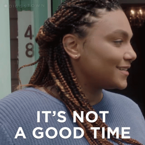 Its Not A Good Time Andria Shadd GIF - Its Not A Good Time Andria Shadd Diggstown GIFs