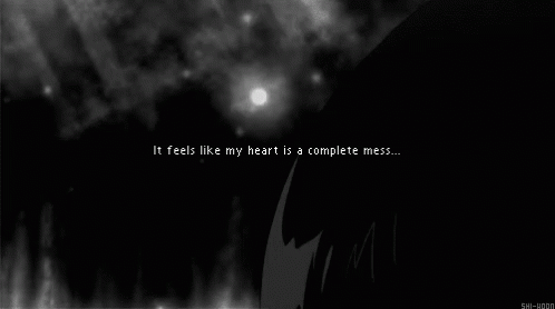 Anime Depression GIF - Anime Depression I Feel My Heart Is A Complete Mess GIFs