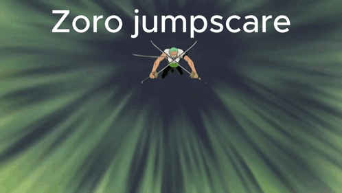 Zoro Jumpscare GIF - Zoro Jumpscare Meme GIFs