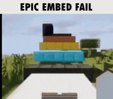 Minecraft Epic Embed Fail GIF - Minecraft Epic Embed Fail Parkour GIFs