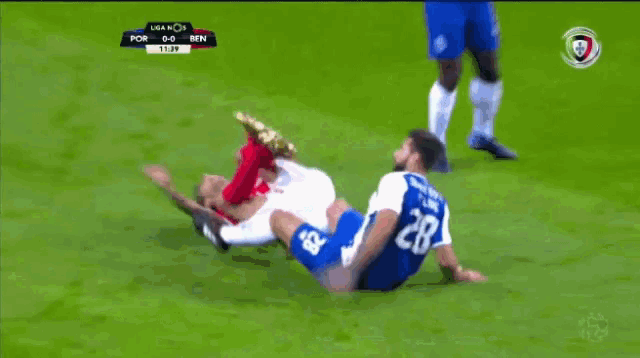 a soccer player with the number 10 on his jersey kicks the ball