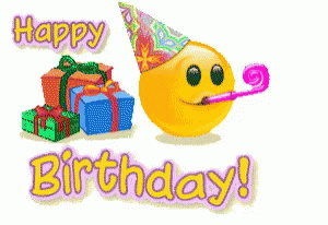 Happy Birthday Emoji GIF - Happy Birthday Emoji Gifts GIFs