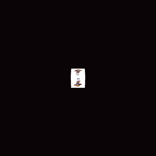 a cartoon girl with red hair is standing in a white cube