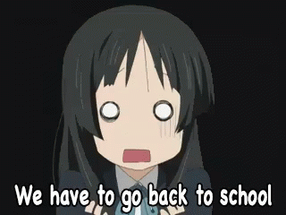 We Have To Go Back To School First Day GIF