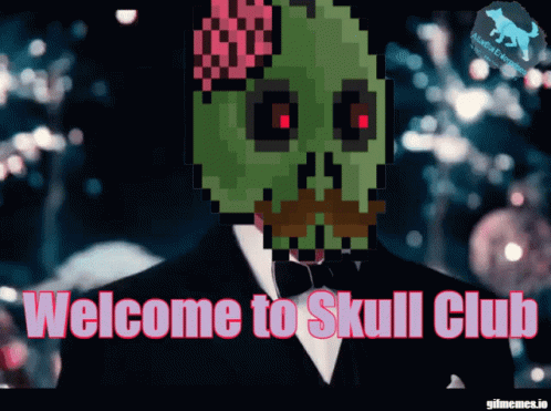 Skull Club GIF - Skull Club GIFs