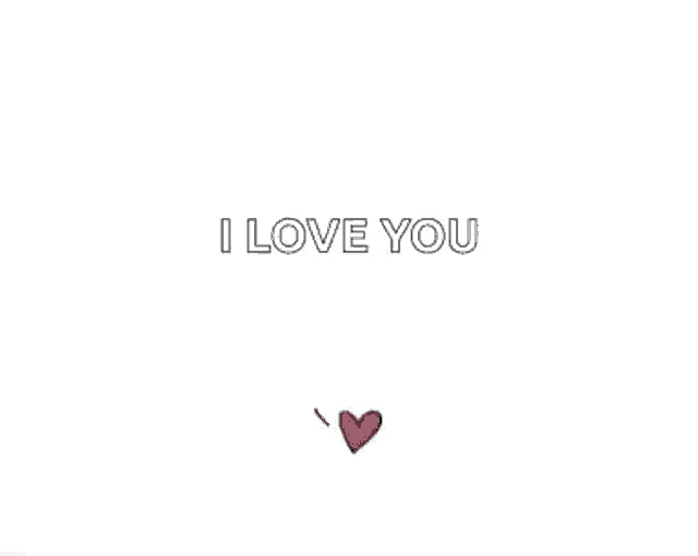 a heart made of red hearts with the words " i love you " in the middle