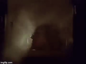 Head In The Microwave Horror GIF - Head In The Microwave Horror Weird GIFs