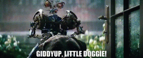 Transformers Wheelie GIF - Transformers Wheelie Giddyup Little Doggie GIFs