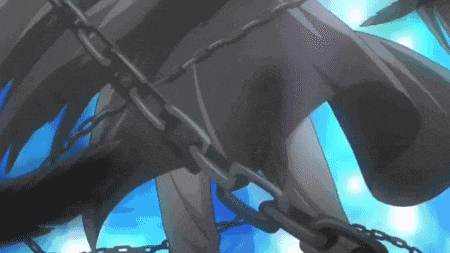 a close up of a person 's wings and a chain .