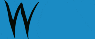a blue background with the word answer in black letters