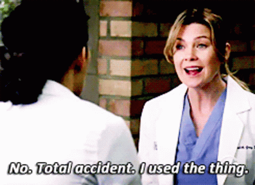 Greys Anatomy Meredith Grey GIF - Greys Anatomy Meredith Grey No Total Accident GIFs