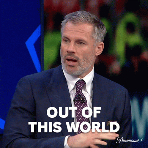 Out Of This World Jamie Carragher GIF - Out Of This World Jamie Carragher Champions League GIFs
