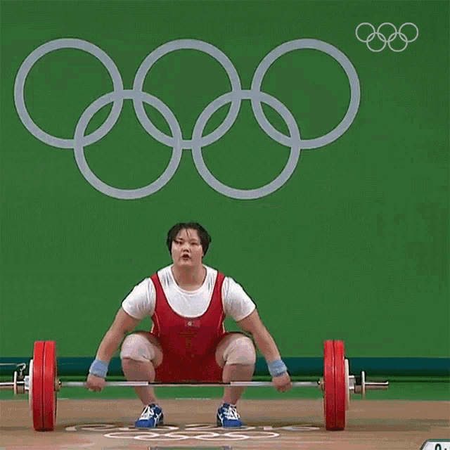 Weightlifting Kim Kuk Hyang GIF - Weightlifting Kim Kuk Hyang Olympics GIFs