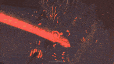 a close up of a fireworks display with a lot of lights coming out of it