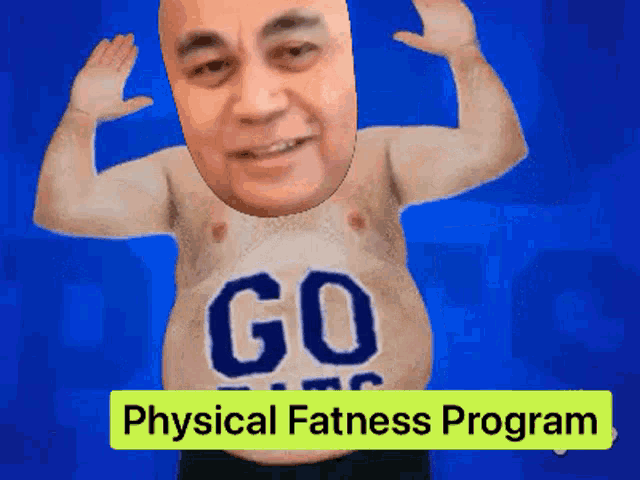 an advertisement for a physical fatness program