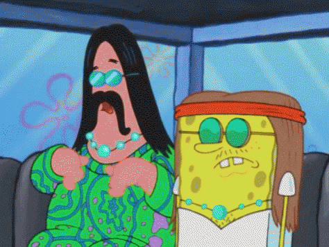 Hippie Spongebob GIF - Hippie Spongebob Patrick GIFs