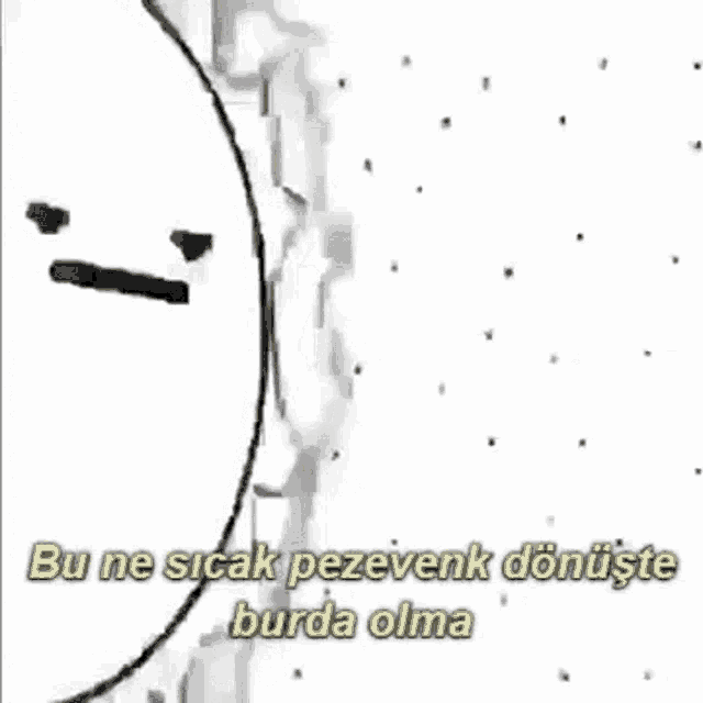 a black and white drawing of a clock with a foreign language caption