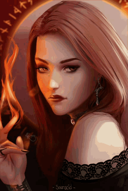Elliered Flame GIF - Elliered Flame Red Head GIFs