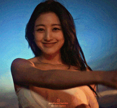a close up of a woman 's face with the words prkjhyos tumblr do not repost on the bottom