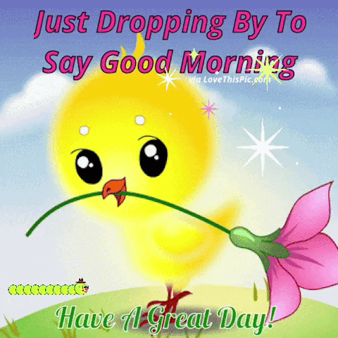 Dropping By To Say Good Morning Good Morning Cute GIF