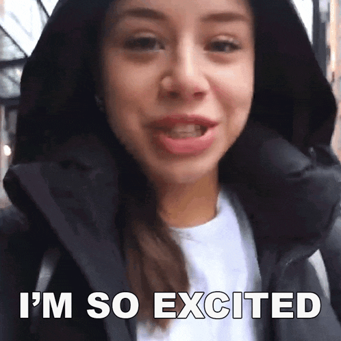 I'M So Excited Fernanda Ramirez GIF - I'M So Excited Fernanda Ramirez I'M Happy GIFs