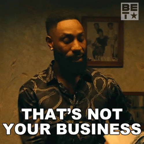 Thats Not Your Business Lamar Freeman GIF - Thats Not Your Business Lamar Freeman Tales GIFs