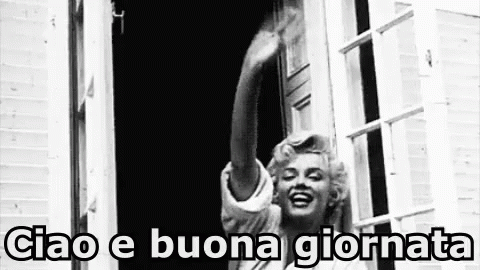 Ciao E Buona Giornata Marylin Monroe Salutare GIF - Bye Have A Good Day Enjoy Your Day GIFs
